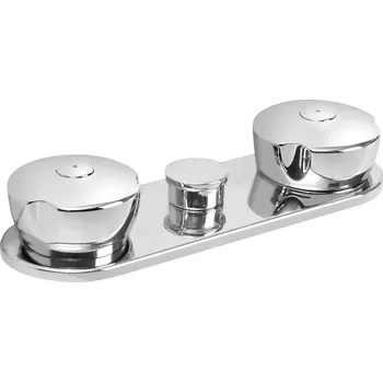 Kohoutková baterie s přepínačem 18x6 cm, chrom