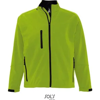 SOL's Collection Bunda Relax, softshellová, 3-vrstvá, pánská COT254660n2002-green absin M Zelený absint