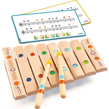 Dřevěná hračka Dřevěný xylofon - Animambo