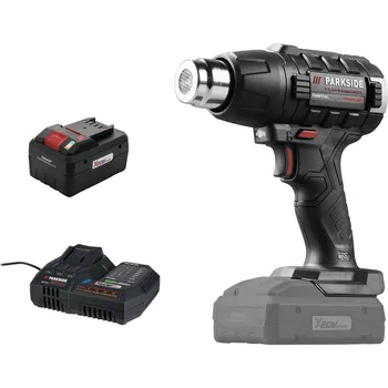 Horkovzdušná pistole PARKSIDE PERFORMANCE® Aku horkovzdušná pistole PPHLGA 20-Li A2, Smart 8 Ah