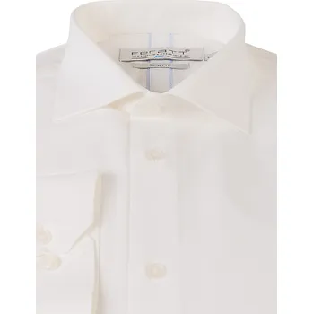 Pánská košile FERATT Košile MEDI smetanová SLIM Velikost: M