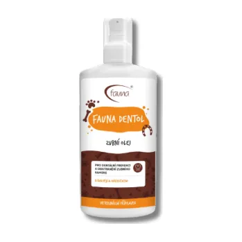 Kosmetika pro psa AromaFauna Zubní olej FAUNA DENTOL pro čištění zubů 20ml, 100 ml, 200 ml Množství: 200 ml