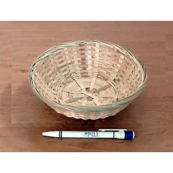 Ošatka na pečivo 18x6 bambus kulatá