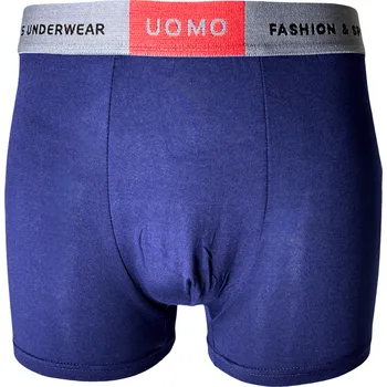 Pánské kraťasy Pánské elastické boxer šortky modré Z057D Velikost: 6XL