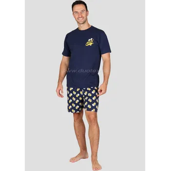 Pánské pyžamo EVONA Pánské pyžamo P-Luca Barva: tm.modrá, Velikost: 3XL