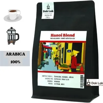 Káva Dak Lak Káva Hanoi Blend, zrnková 250 g
