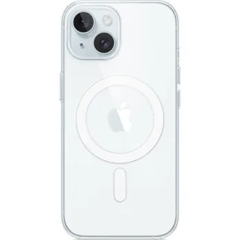 Pouzdro na mobilní telefon Apple Clear Case MagSafe pro Apple iPhone 15 transparentní