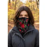 Multifunkční stylový šál - komín 114 - 31x26 cm, FLOWERS, Mybesthome