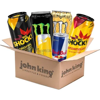 Energetický nápoj Degustační balíček energetických nápojů - Red Bull, Monster, Big Shock!