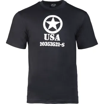 Pánské tričko Mil-Tec Tričko "ALLIED STAR" Černé M