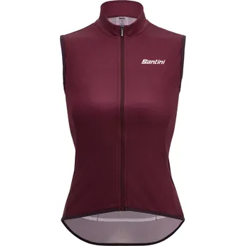 Cyklistická vesta SANTINI Cyklistická vesta - NEBULA - bordó