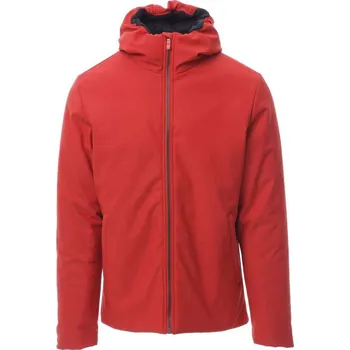 pracovní bunda PAYPER OREGON 001517-0489 / Zimní softshellová bunda s kapucí - red/navy blue XL