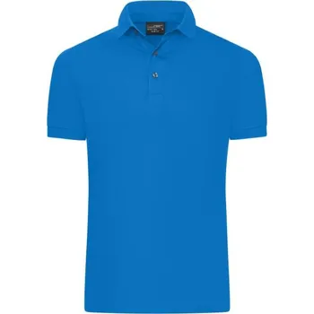 Pánská móda DAIBER JN 1302 / Pánská slim fit žerzejová polokošile - riviera XXL