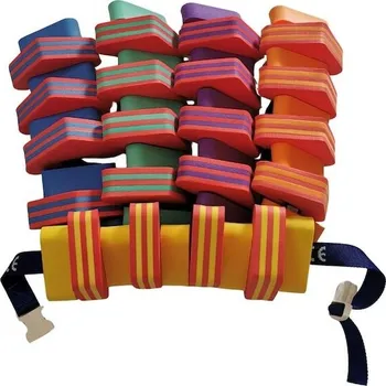 Plovací pás Plavecký pás 600 ČERVENÝ - PRUH, mix barev - pruhované