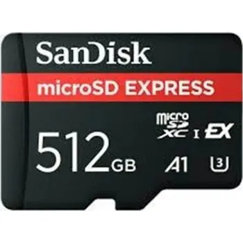 Paměťová karta Paměťová karta SanDisk Express microSDXC 512GB UHS-I U3 (880R/650W)