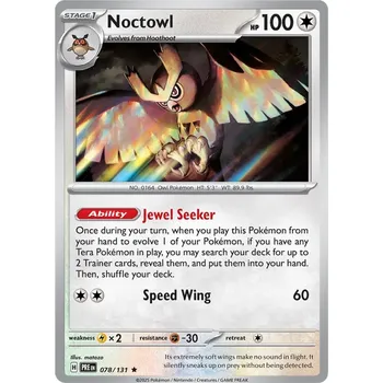 Karetní hra Noctowl 078/131 - Prismatic Evolutions Typ karty: Holo