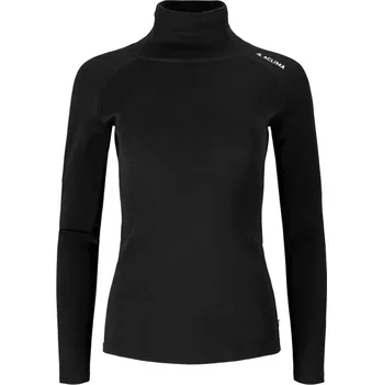 Dámské tričko Triko dlouhý rukáv dámské ACLIMA WarmWool Roll Neck W's Jet Black - M