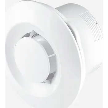 Domácí ventilátor Den Braven Stropní odtahový ventilátor s doběhem , Ø100, bílý
