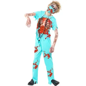 Karnevalový kostým Smiffys.com Dětský kostým - Doktor Zombie Velikost: 7-9 let