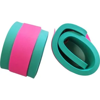 Nafukovací rukávky Nadlehčovací rukávky (pár) - růžový zip 550x100x15mm, zelená+růžový zip