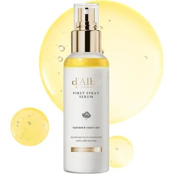 Pleťové sérum d'Alba d’Alba – White Truffle First Spray Serum – Rozjasňující a hydratační sérum ve spreji s lanýžem – 50 ml