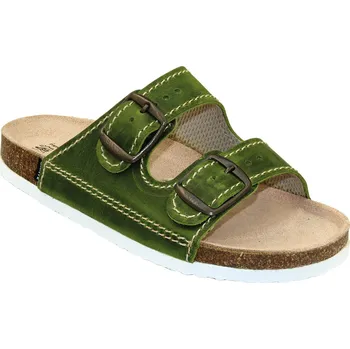 Pracovní obuv SANTÉ D/203 / Dětské zdravotní korkové pantofle - kiwi 32
