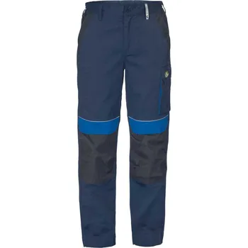 montérky CERVA MAX ECO STRETCH / Strečové pracovní kalhoty do pasu - modrá 68