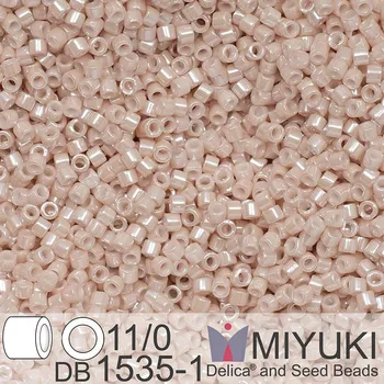 Korálek Korálky Miyuki Delica 11/0. Barva Opaque Pink Champagne Ceylon DB1535-1. Balení 5g