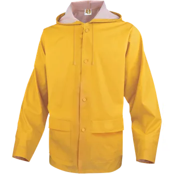 Pláštěnka DELTA 900VES / Univerzální nepromokavá pogumovaná bunda - žlutá XXL