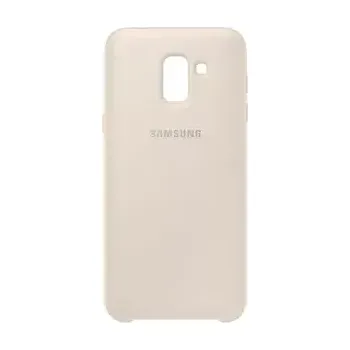 Pouzdro na mobilní telefon SAMSUNG Dvouvrstvý ochranný kryt pro Samsung Galaxy J6 zlatá (EF-PJ600CFEGWW)