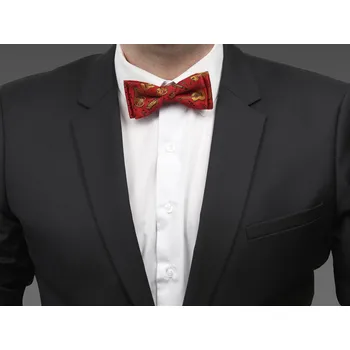 Motýlek HEDVA ČESKÝ BROKÁT Motýlek PESh 700 HUDEBNÍ NÁSTROJE červená