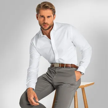 Pánské oblečení Pánská košile BANDI, model SLIM SORVIO Bianco