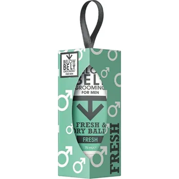 Intimní hygienický prostředek Below the Belt Fresh Fresh & Dry Balls - Gel na intimní partie v dárkovém balení 75 ml