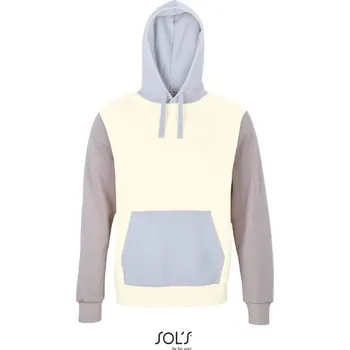 Pánská mikina SOL´S COLLINS / Unisex mikina s kapucí z bio bavlny - natural S