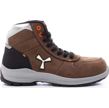 Pracovní obuv PAYPER GET FORCE MID S3-NBK 001445-0414 / Pánská bezpečnostní kožená obuv S3 - chocolate 45