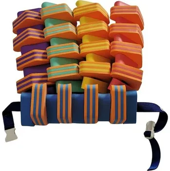 Plovací pás Plavecký pás 600 ORANŽOVÝ - PRUH, mix barev - pruhované