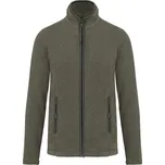 KARIBAN VINTAGE MAUREEN K907 / Dámská fleecová mikina - green marble heather S