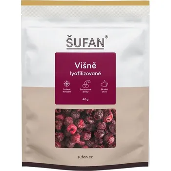 Sušená potravina Višně lyofilizované Šufan 40 g