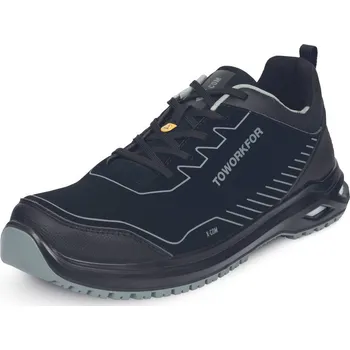 Pracovní obuv TO WORK FOR X-509 S3 ESD SRC / Bezpečnostní polobotka S3 ESD SRC - černá 40
