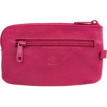 Peněženka Dámská velká kožená klíčenka 1039-B růžová, HJP