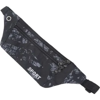 Horské kolo Plochá unisex ledvinka - Černo šedá