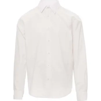 Pánská košile PAYPER BRIGHTON 000935-0332 / Pánská košile z jemné česané bavlněné látky, mírně vyštíhlená - bílá XL