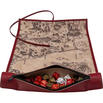 Příslušenství k deskovým hrám UltraPro UP - Dice scroll Map - Sword Coast D&D - pouzdro na kostky
