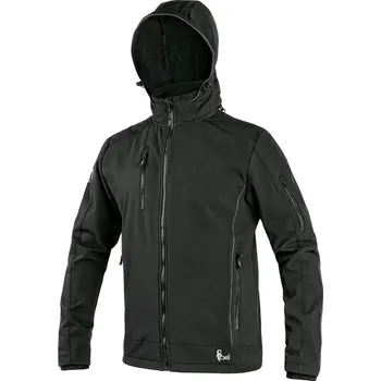 Pánská softshellová bunda CXS DURHAM / Pánská softshellová bunda - černá 6XL