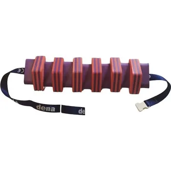 Plovací pás Plavecký pás 1300 ČERVENÝ - PRUH, červeno-fialový pruh.