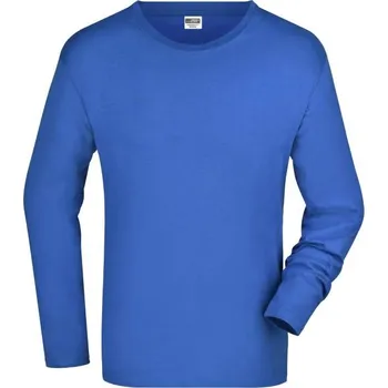 Pánské tričko DAIBER JN 913 / Pánské tričko s dlouhým rukávem - royal M