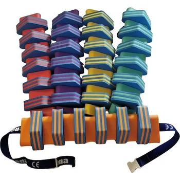 Plovací pás Plavecký pás 1300 MODRÝ - PRUH, mix barev - pruhované