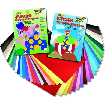 Barevný papír Barevné papíry 24 × 34 cm 300 g - sada 25 barev - 25 ks