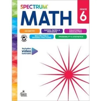 Umění Spectrum Math Workbook Grade 6 - Civille, Gail Vance (Sensory Spectrum Incorporated, New Providence, New Jersey, USA); Carr, B. Thomas