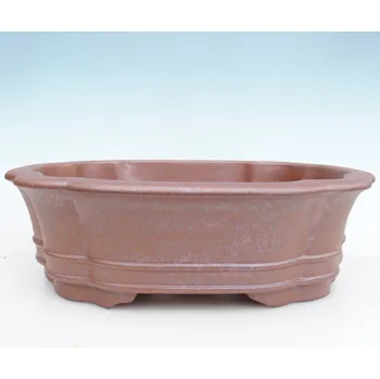 Květináč Keramická bonsai miska 41,5 x 35,5 x 12 cm kovová -POUZE OSOBNÍ ODBĚR nebo paletová přeprava